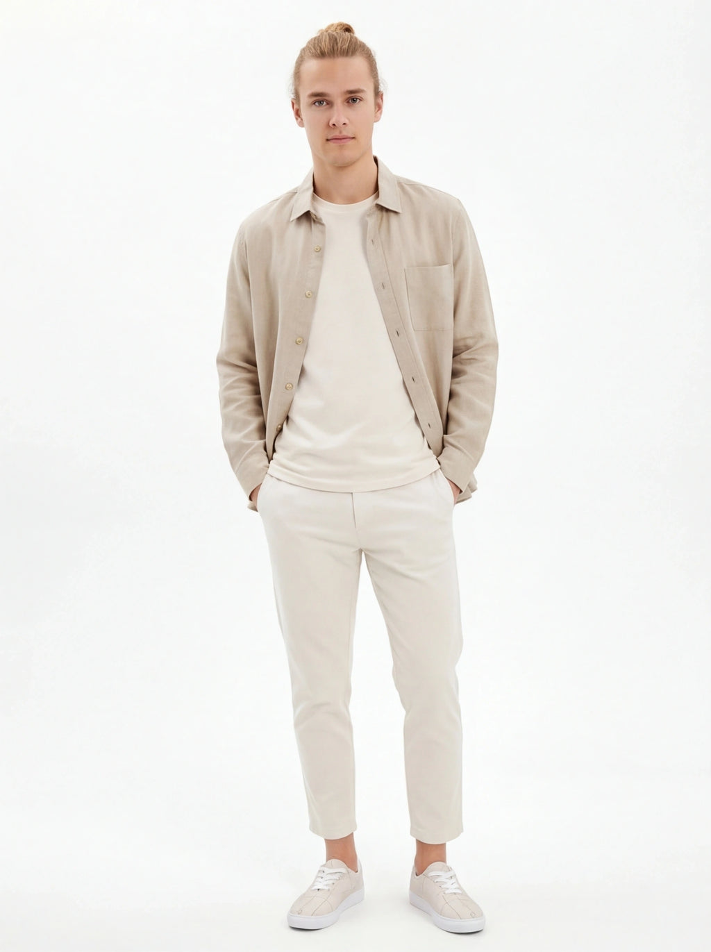 The Forge Matrix Low-Top | Ivory Technical Canvas Sneaker