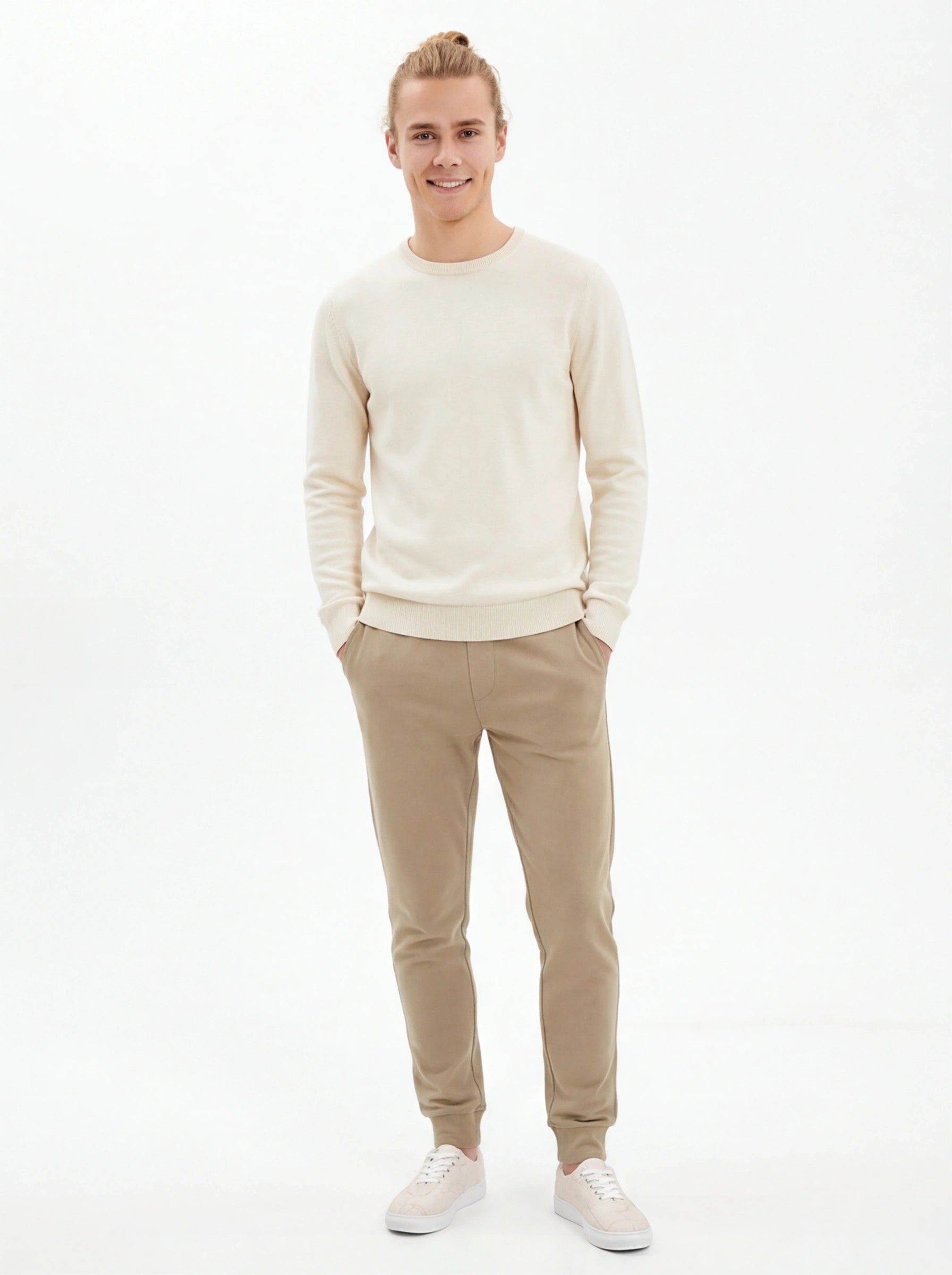 The Forge Schema Low-Top | Ivory Technical Canvas Sneaker
