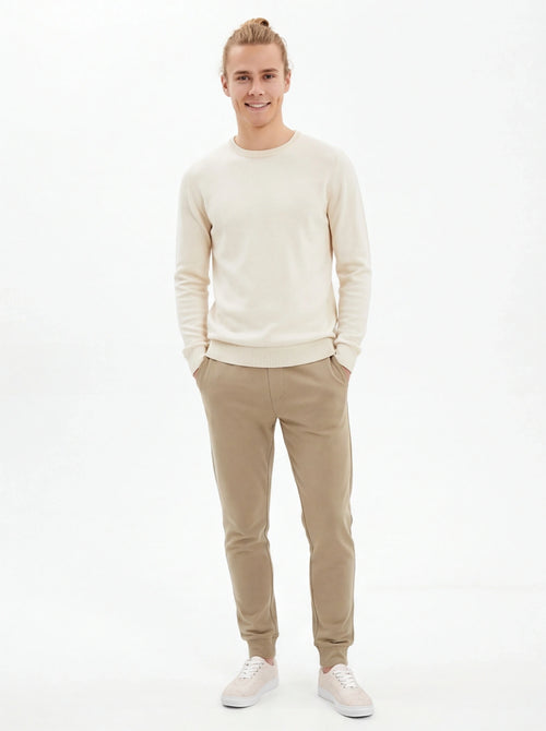 The Forge Schema Low-Top | Ivory Technical Canvas Sneaker