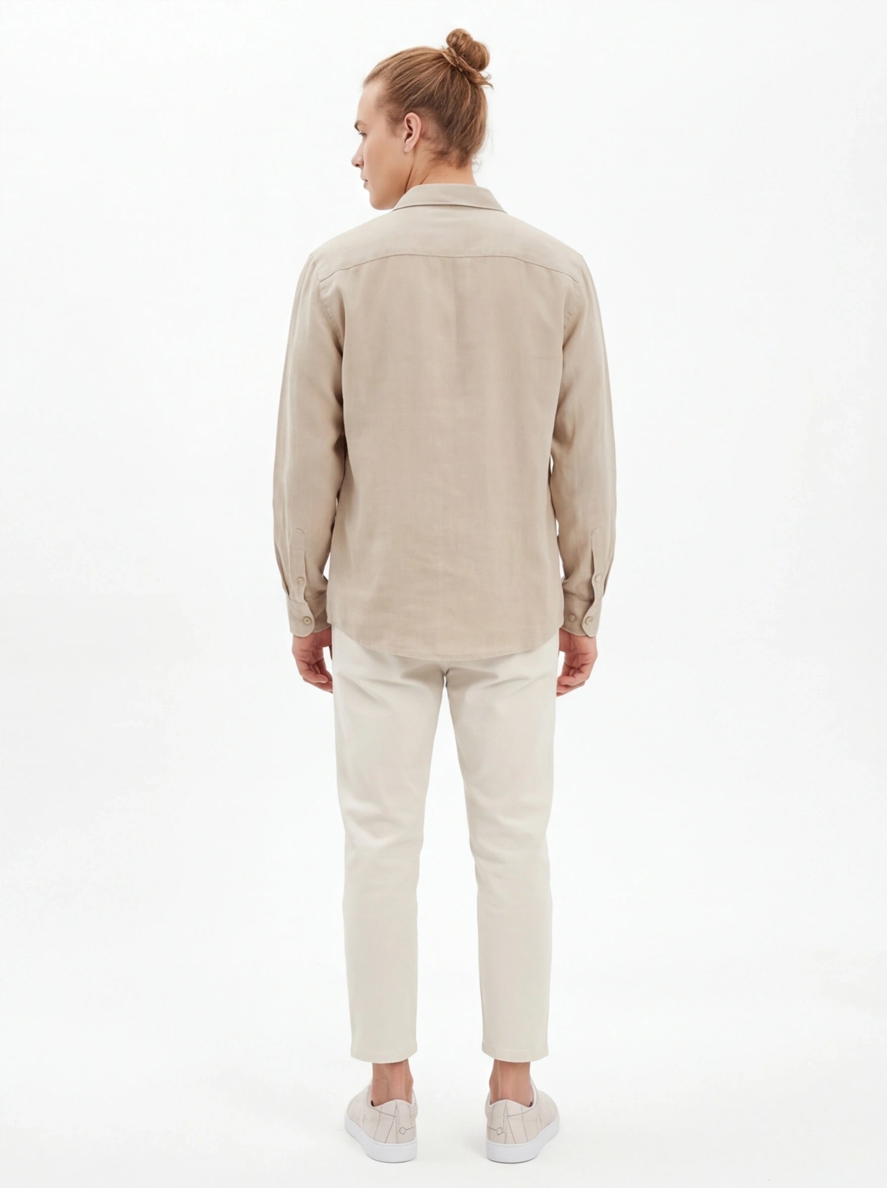 The Forge Matrix Low-Top | Ivory Technical Canvas Sneaker
