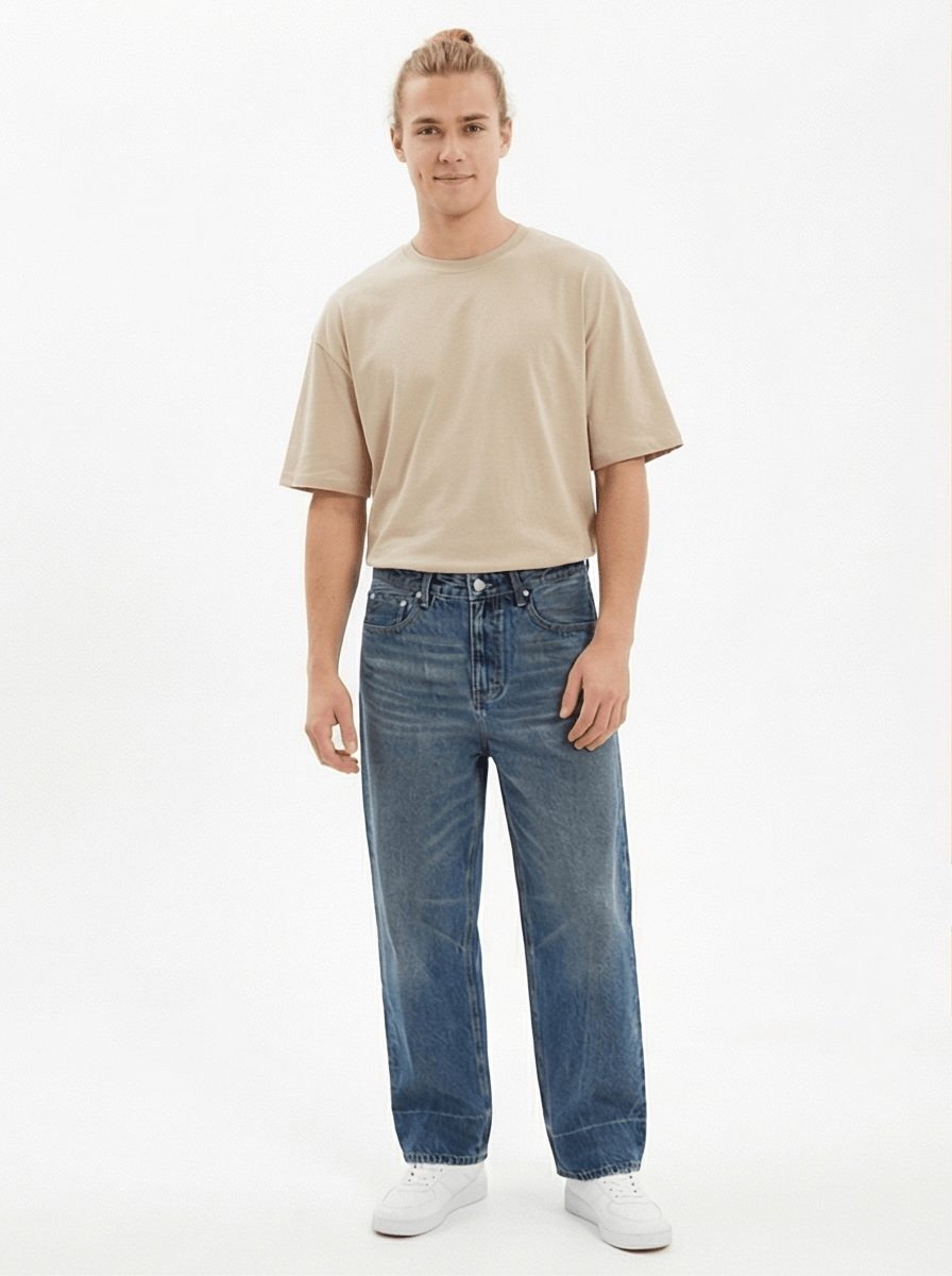 Forge Baggy Denim Jeans - Harlan Forge