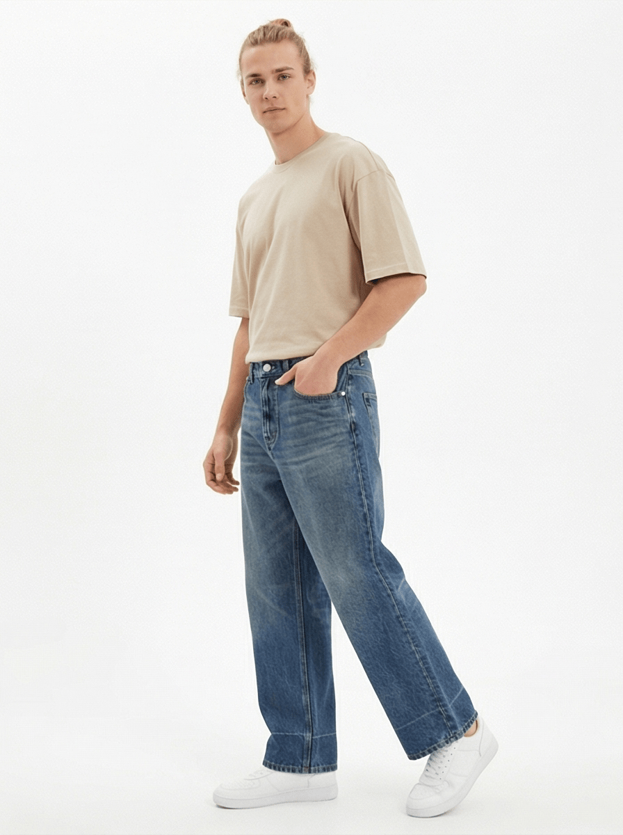 Forge Baggy Denim Jeans - Harlan Forge