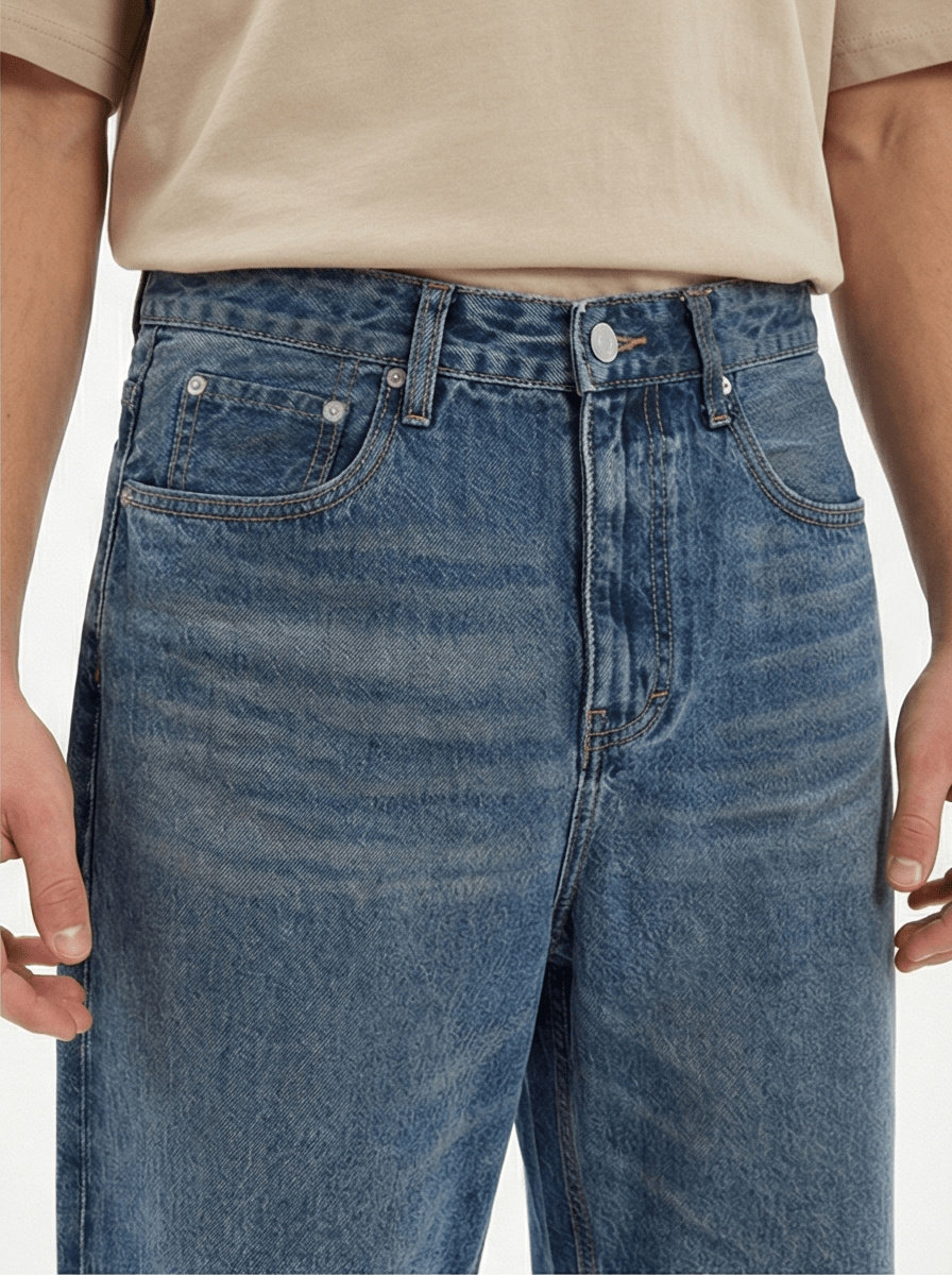 Forge Baggy Denim Jeans - Harlan Forge