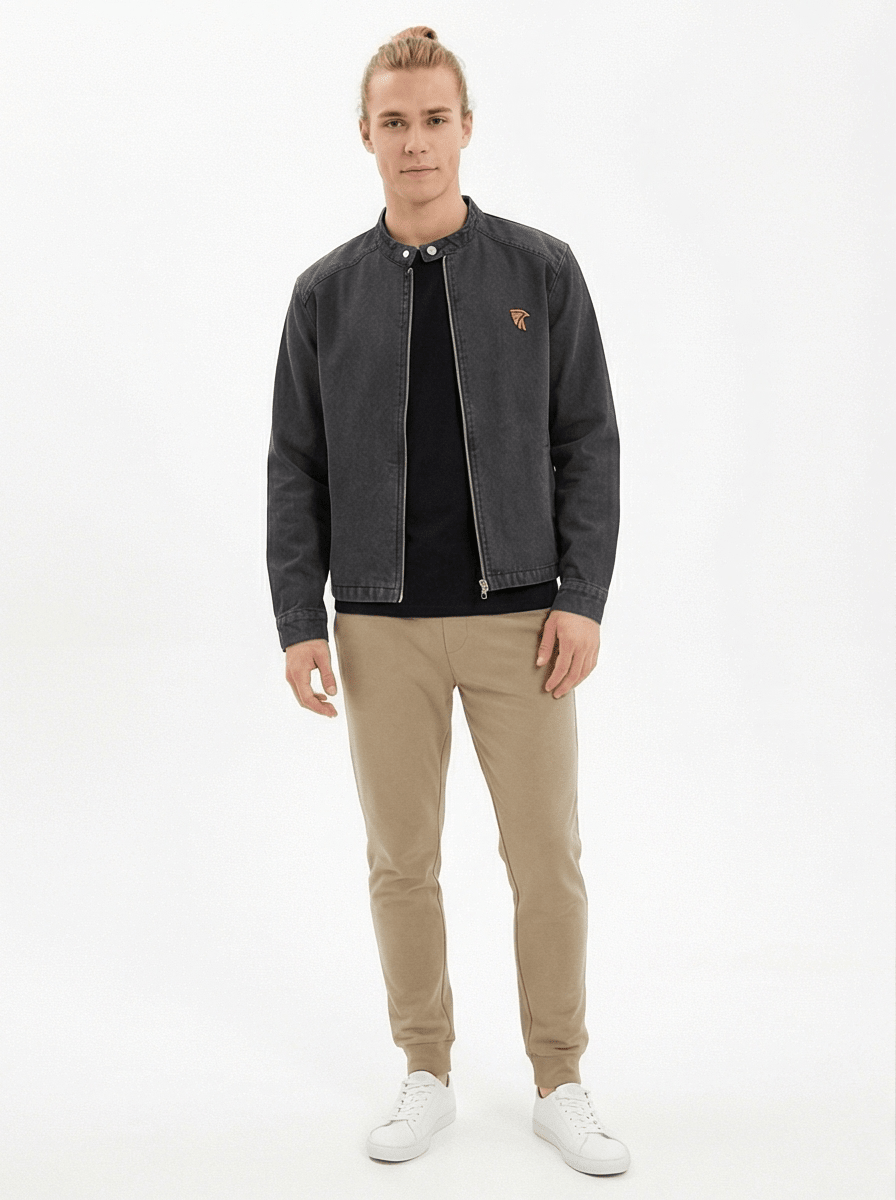 Forge Cropped Denim Jacket - Harlan Forge