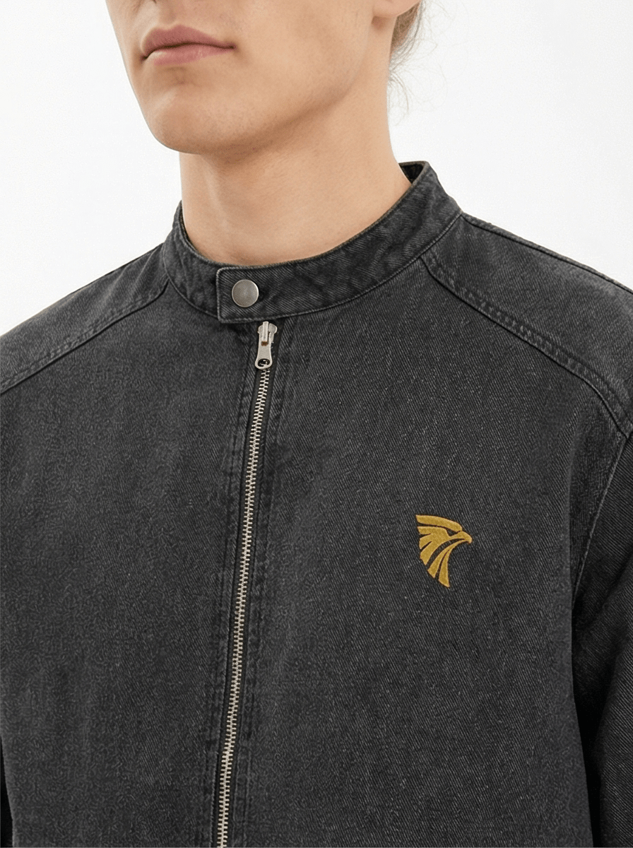 Forge Cropped Denim Jacket - Harlan Forge