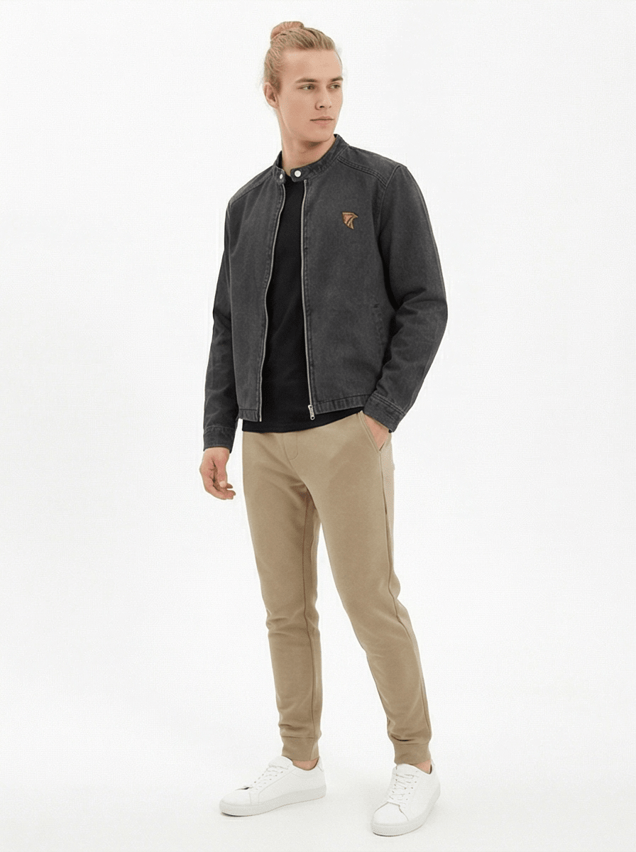 Forge Cropped Denim Jacket - Harlan Forge