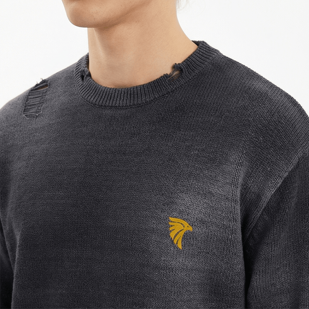 Forge Distressed Crewneck - Harlan Forge