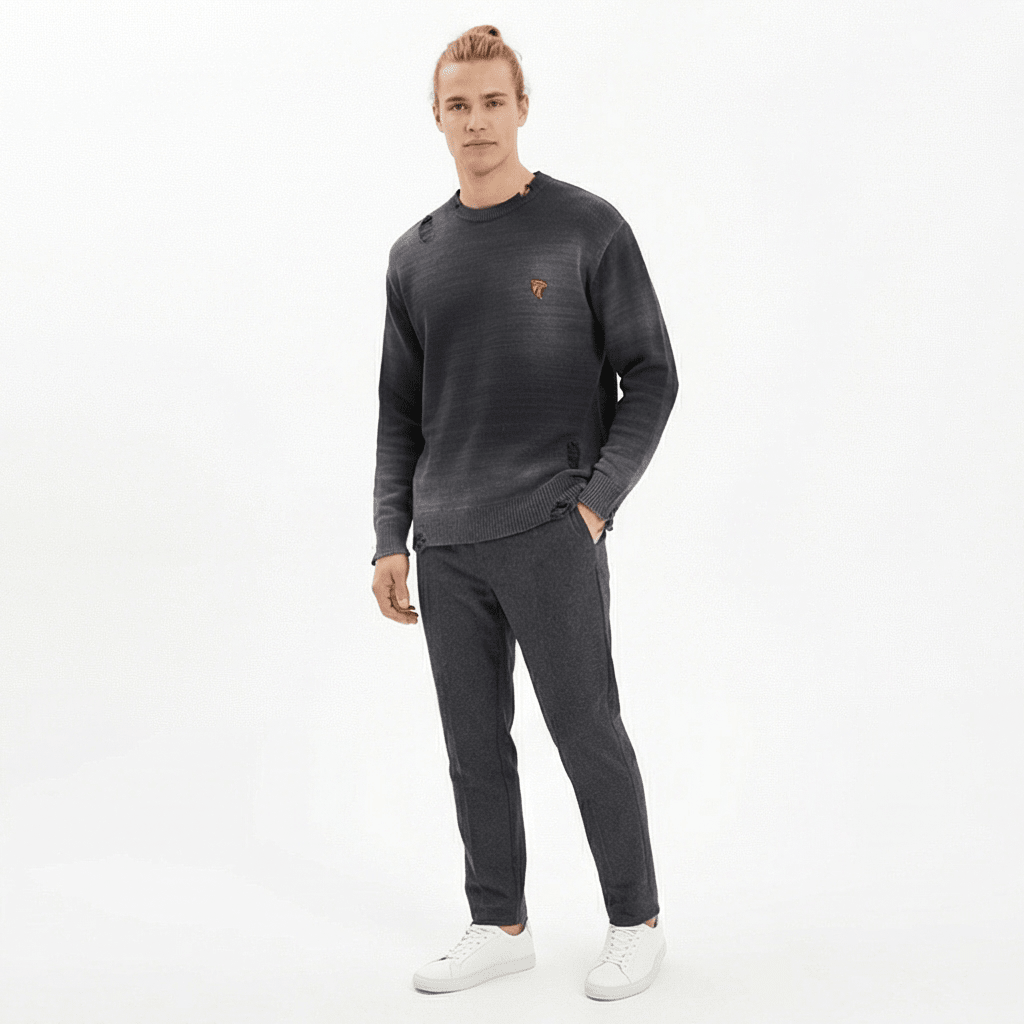 Forge Distressed Crewneck - Harlan Forge