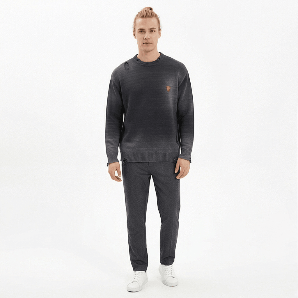 Forge Distressed Crewneck - Harlan Forge