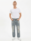 Forge Distressed Denim Jeans - Harlan Forge