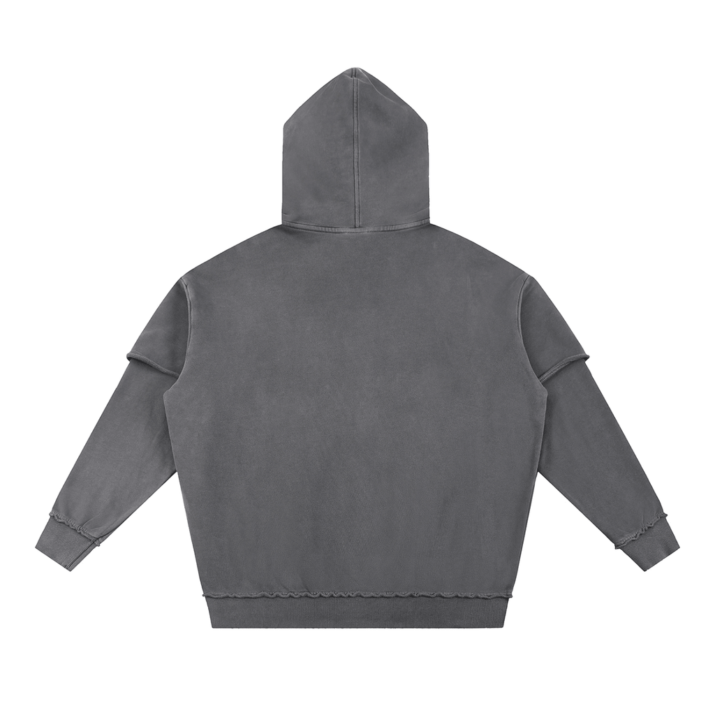 Forge Snow Washed Layered Hoodie - Harlan Forge