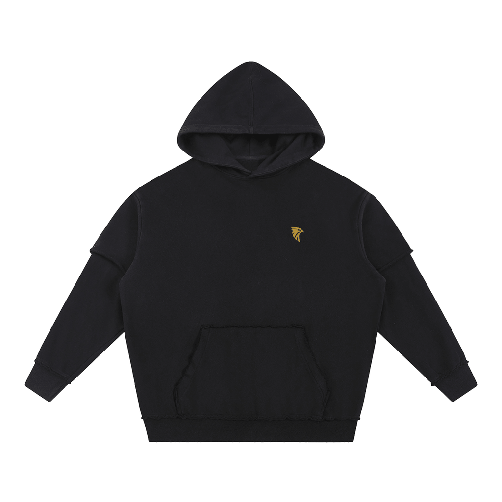 Forge Snow Washed Layered Hoodie - Harlan Forge