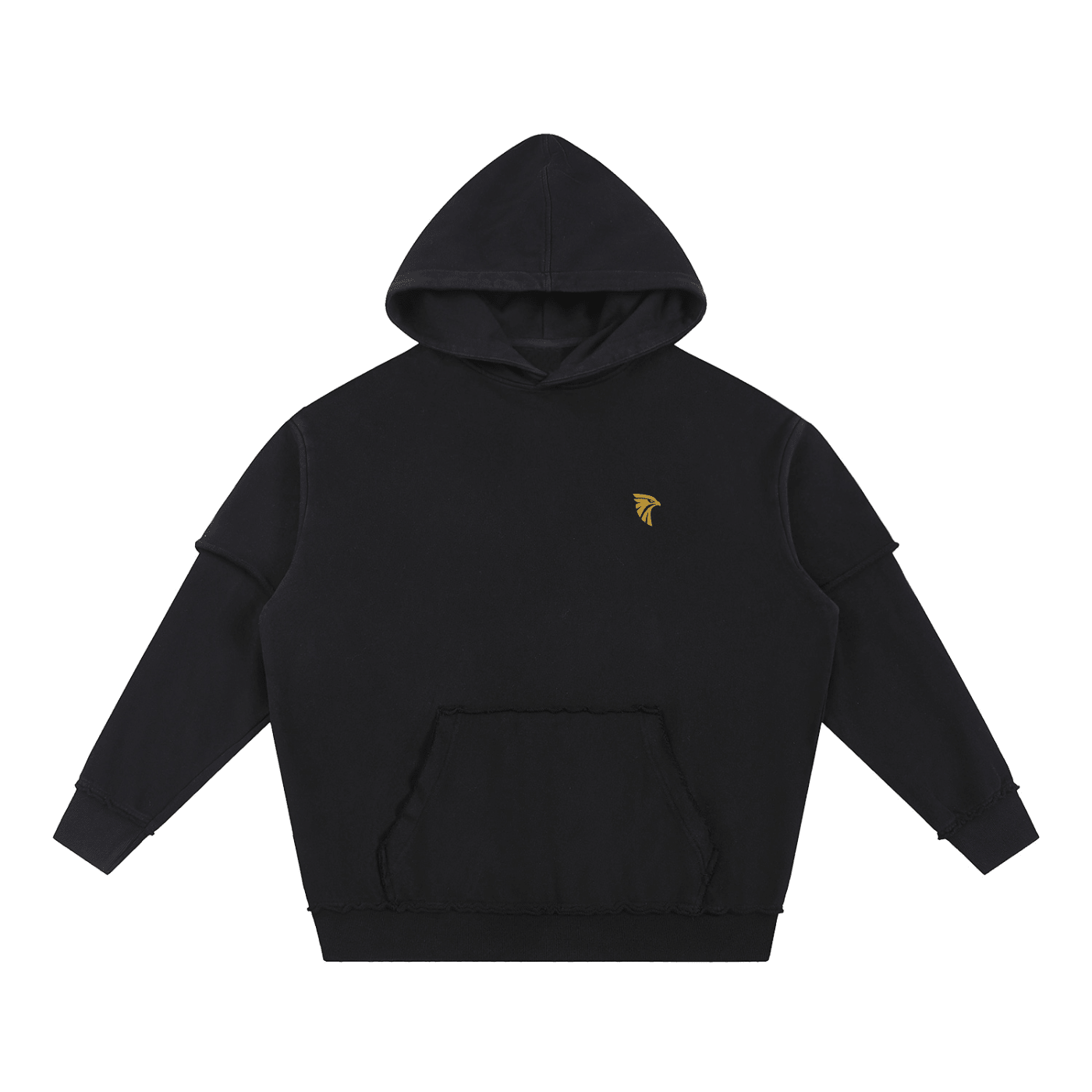 Forge Snow Washed Layered Hoodie - Harlan Forge