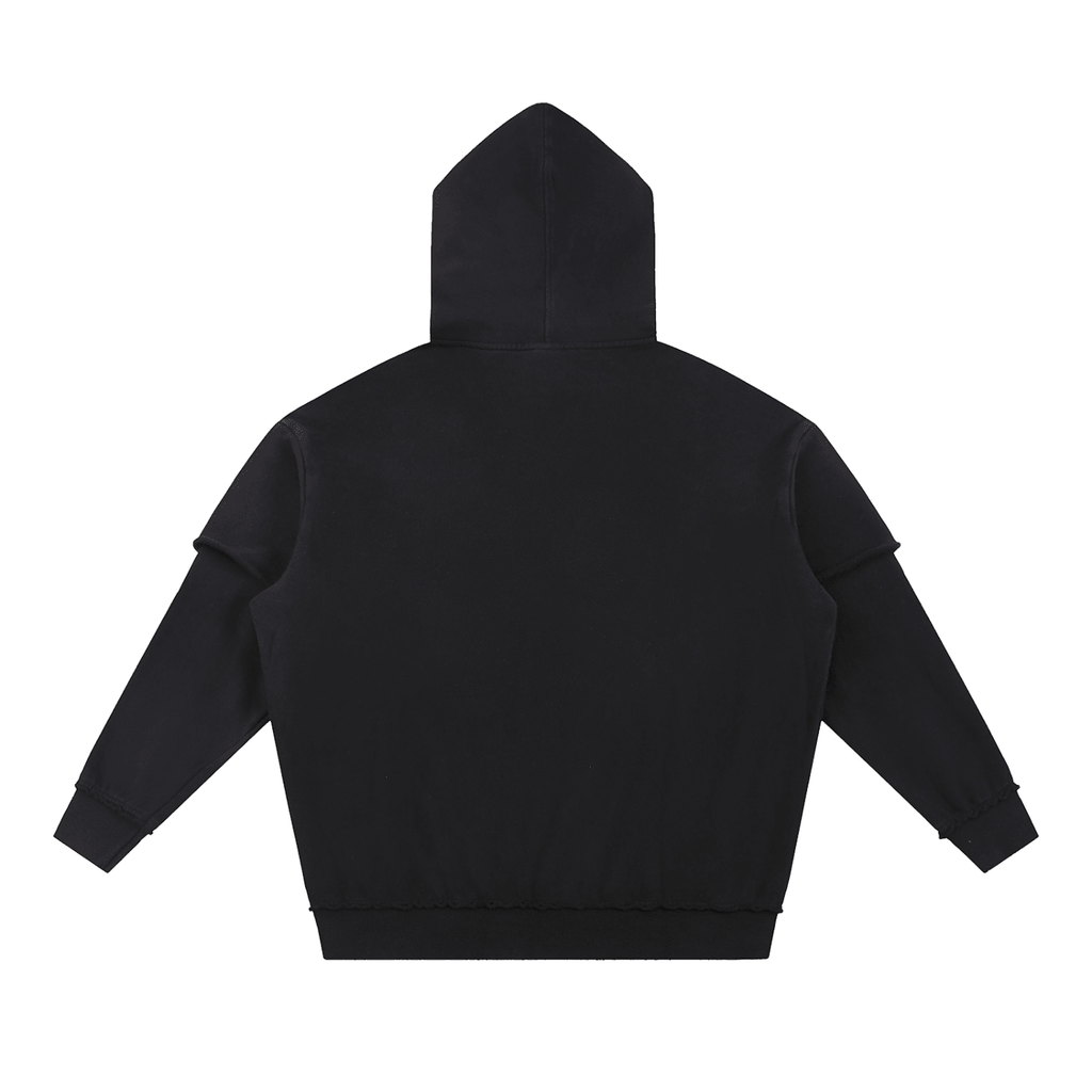 Forge Snow Washed Layered Hoodie - Harlan Forge
