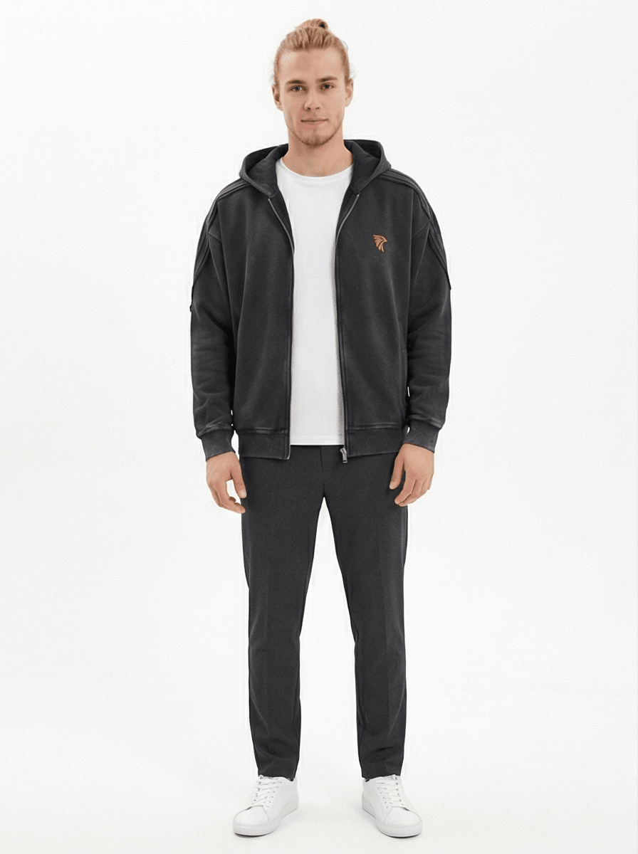 Forge Snow Washed Zip Hoodie - Harlan Forge