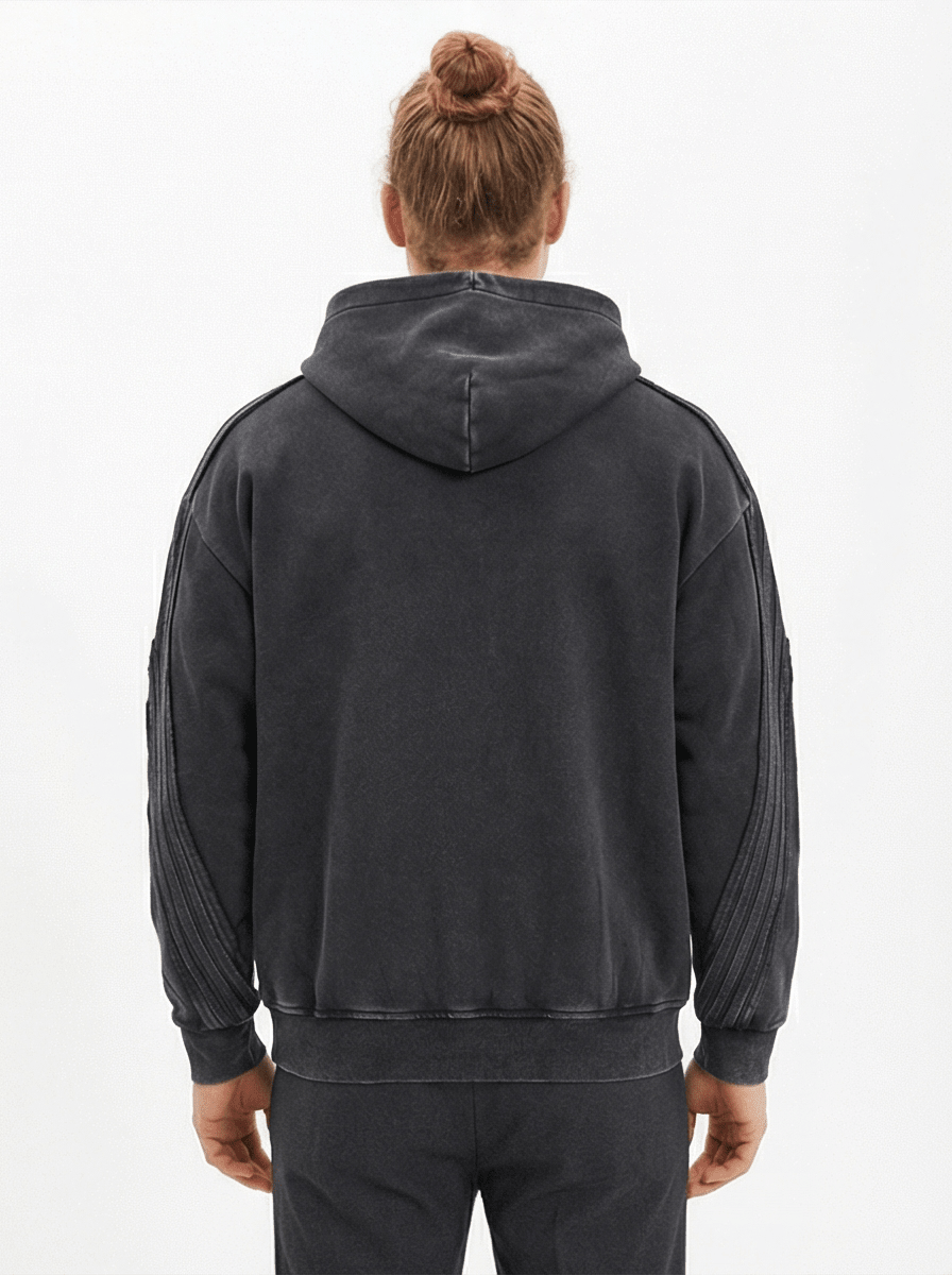 Forge Snow Washed Zip Hoodie - Harlan Forge