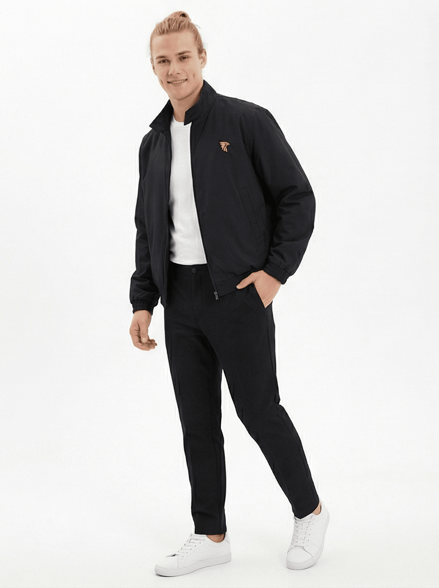Forge Stand Collar Bomber Jacket - Harlan Forge