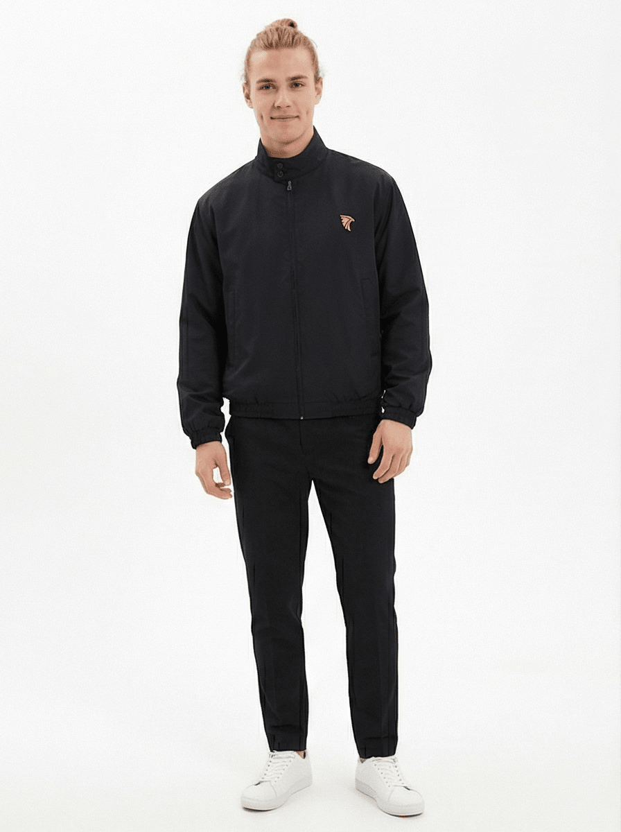 Forge Stand Collar Bomber Jacket - Harlan Forge