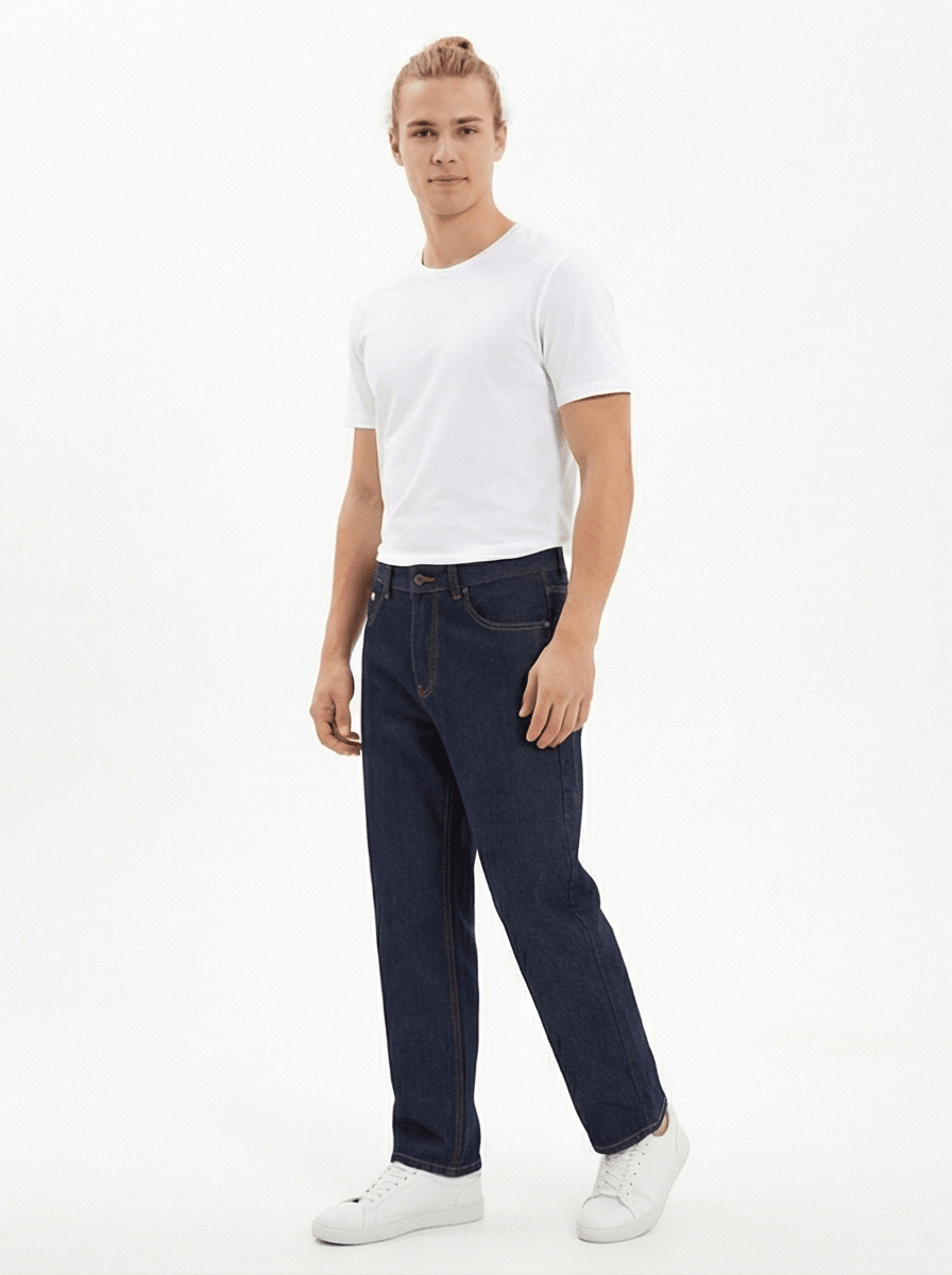 Forge Straight Denim Jeans - Harlan Forge
