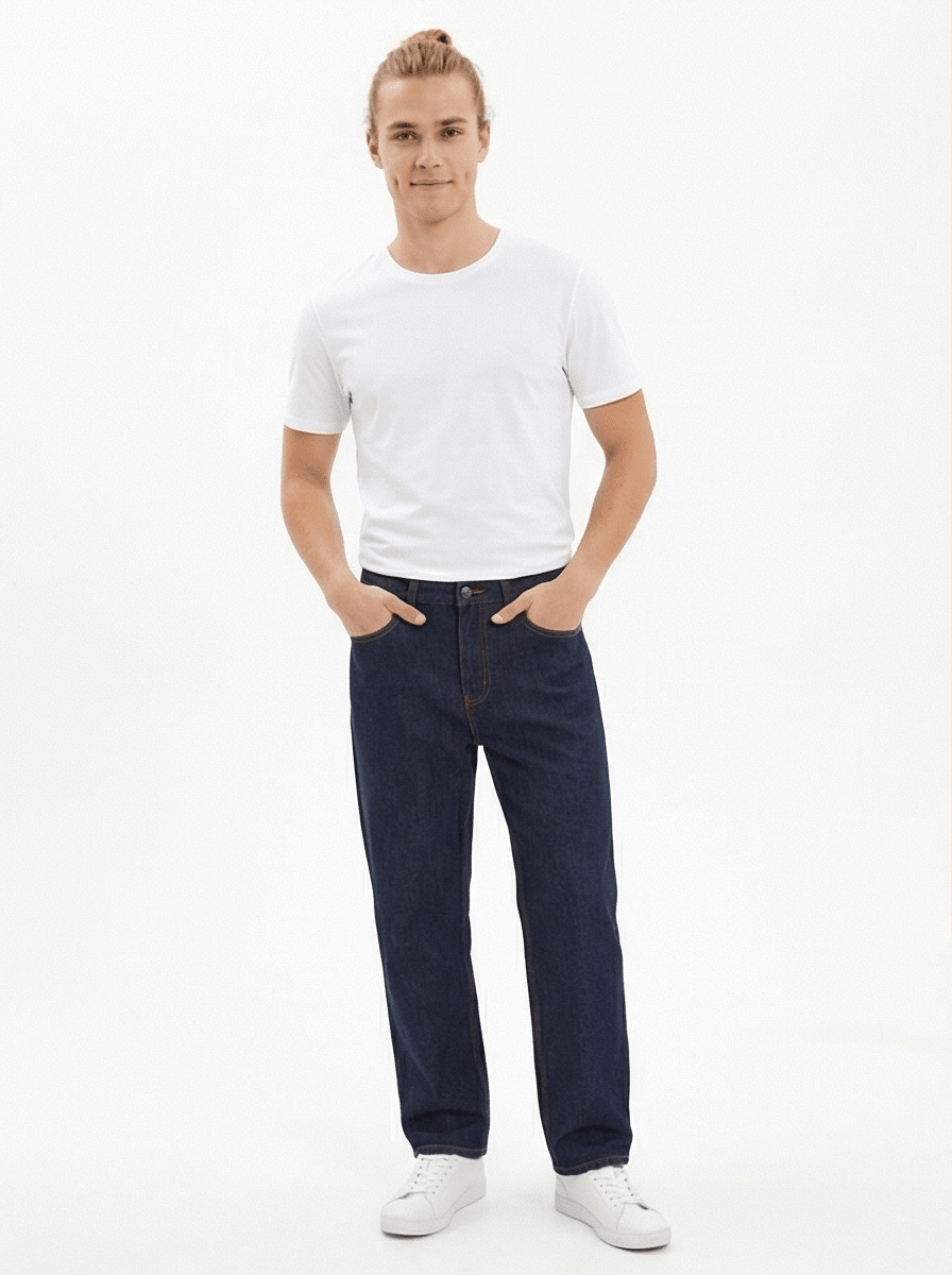 Forge Straight Denim Jeans - Harlan Forge