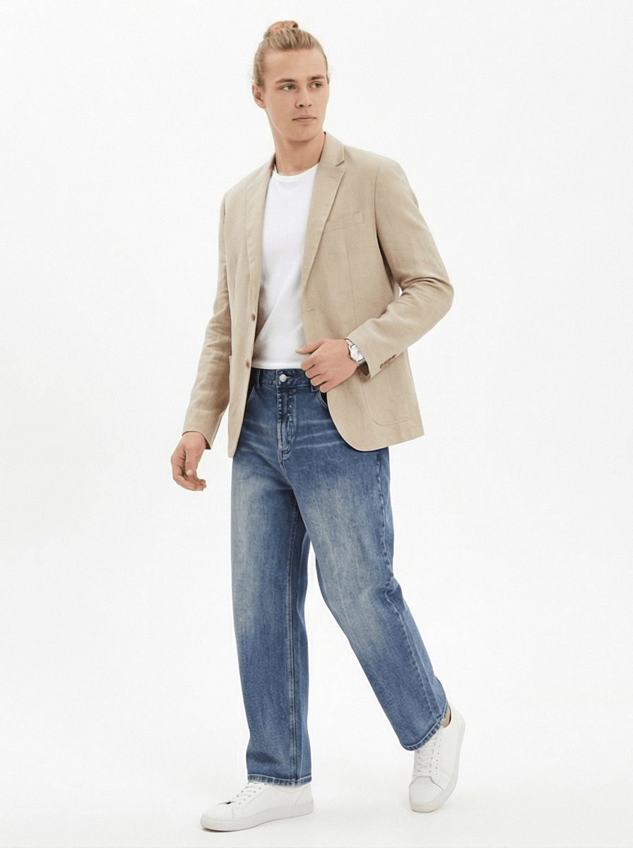 Forge Sun Fade Denim Jeans - Harlan Forge