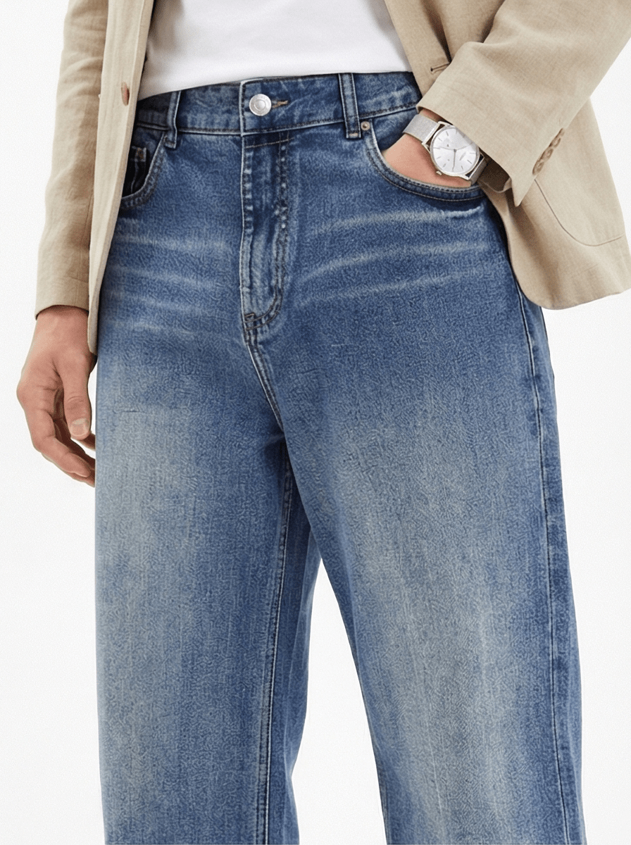 Forge Sun Fade Denim Jeans - Harlan Forge