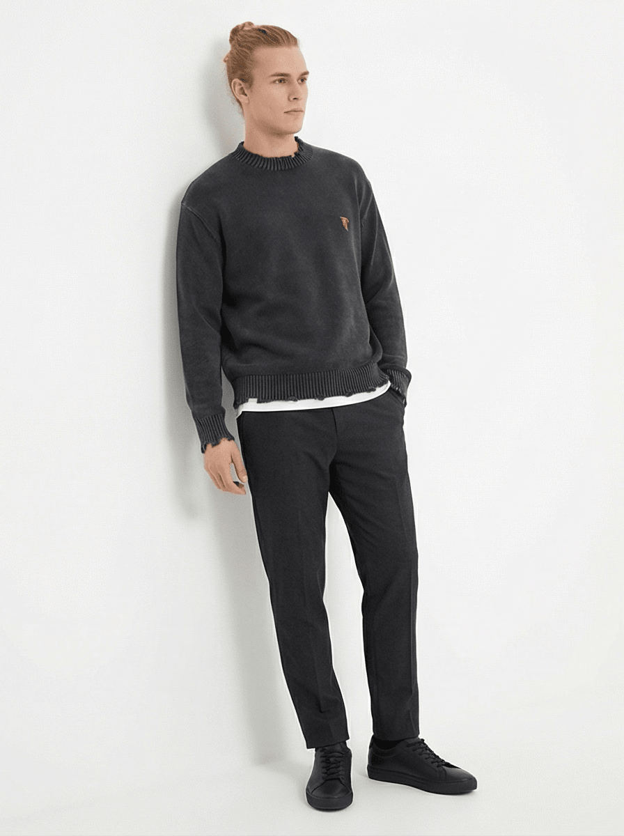 Forge Washed Knit Sweater - Harlan Forge
