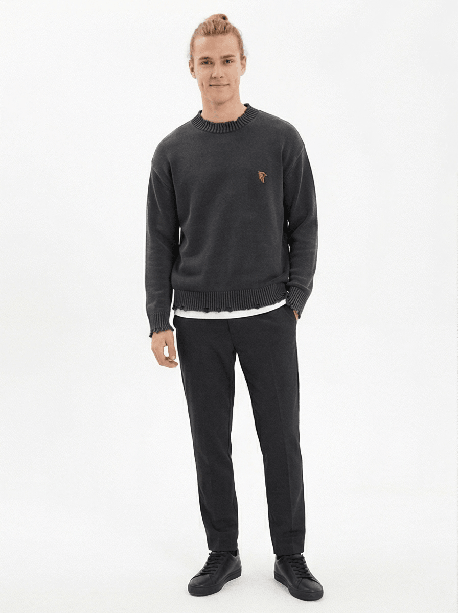Forge Washed Knit Sweater - Harlan Forge