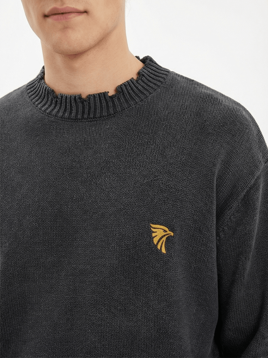 Forge Washed Knit Sweater - Harlan Forge