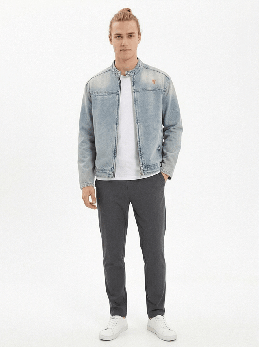 Forge Zip Denim Jacket - Harlan Forge