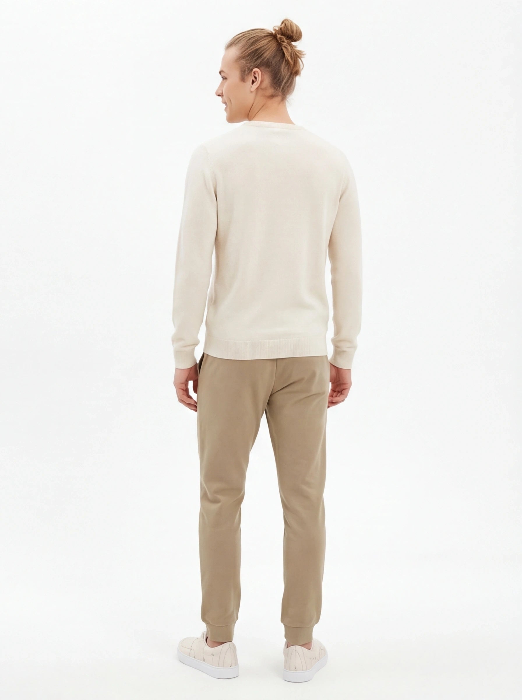 The Forge Schema Low-Top | Ivory Technical Canvas Sneaker