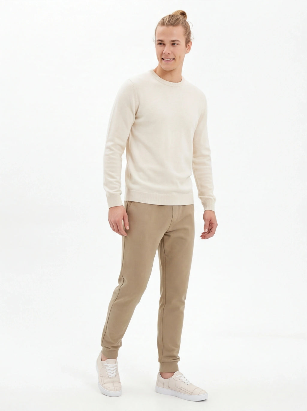 The Forge Schema Low-Top | Ivory Technical Canvas Sneaker