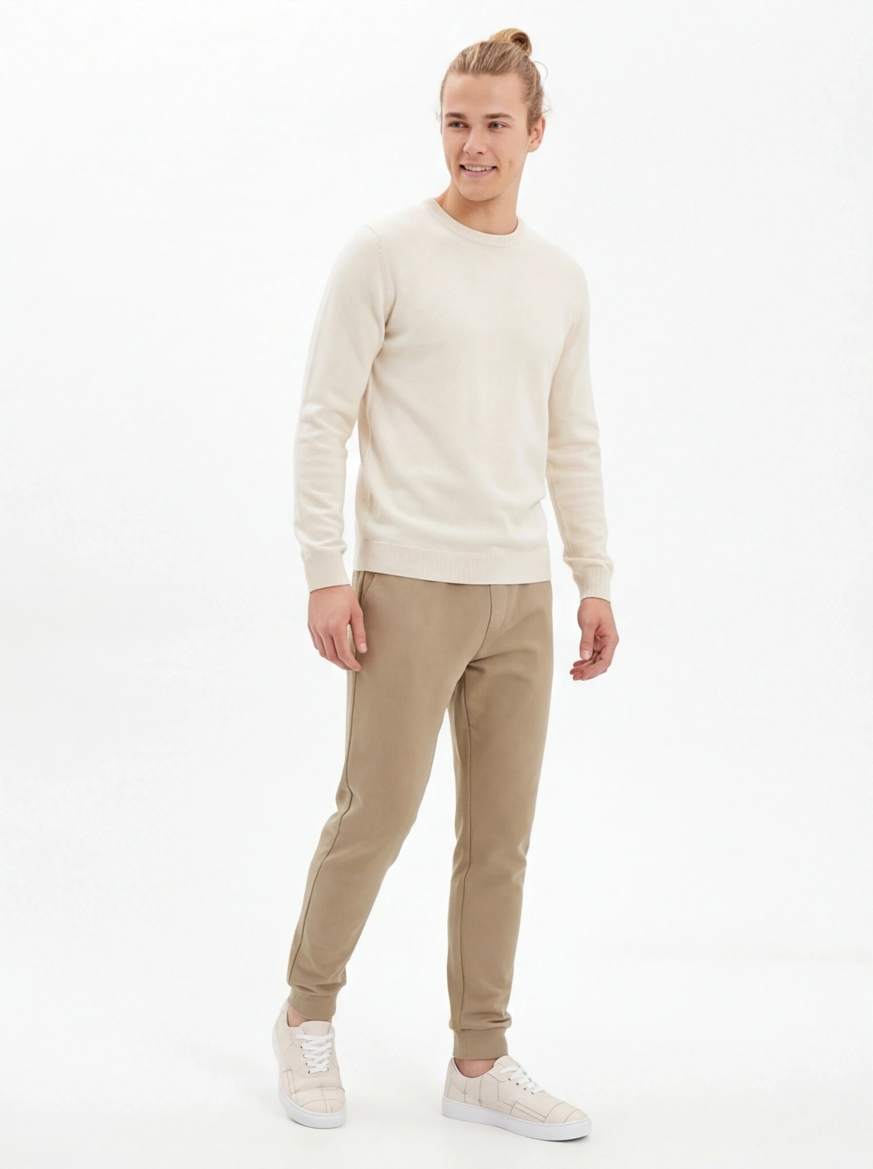 The Forge Schema Low-Top | Ivory Technical Canvas Sneaker