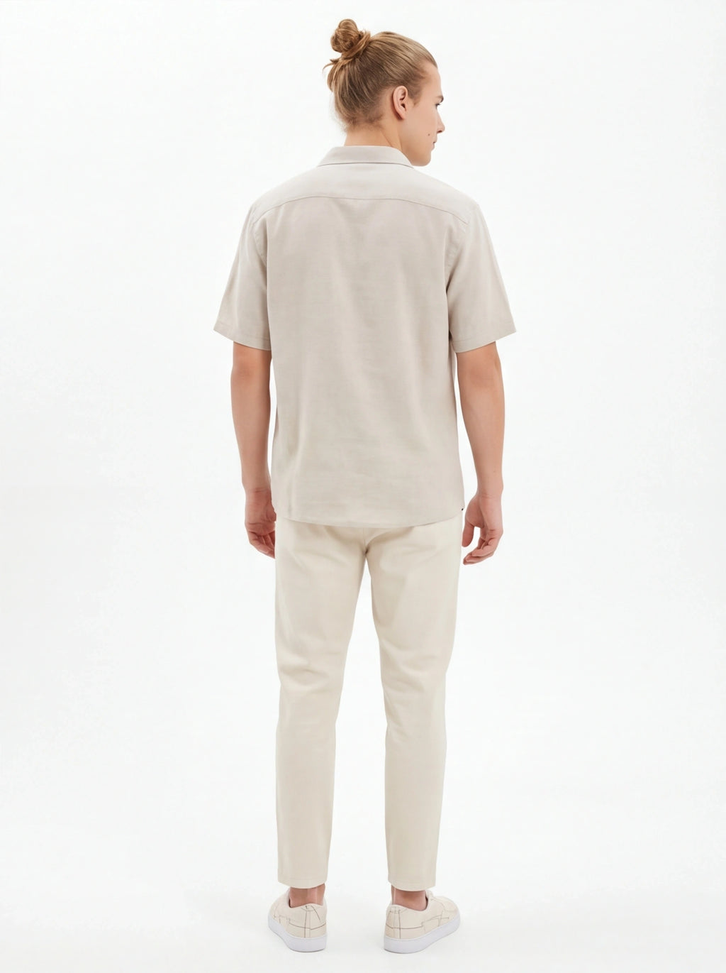 The Forge Blueprint Low-Top | Ivory Technical Canvas Sneaker