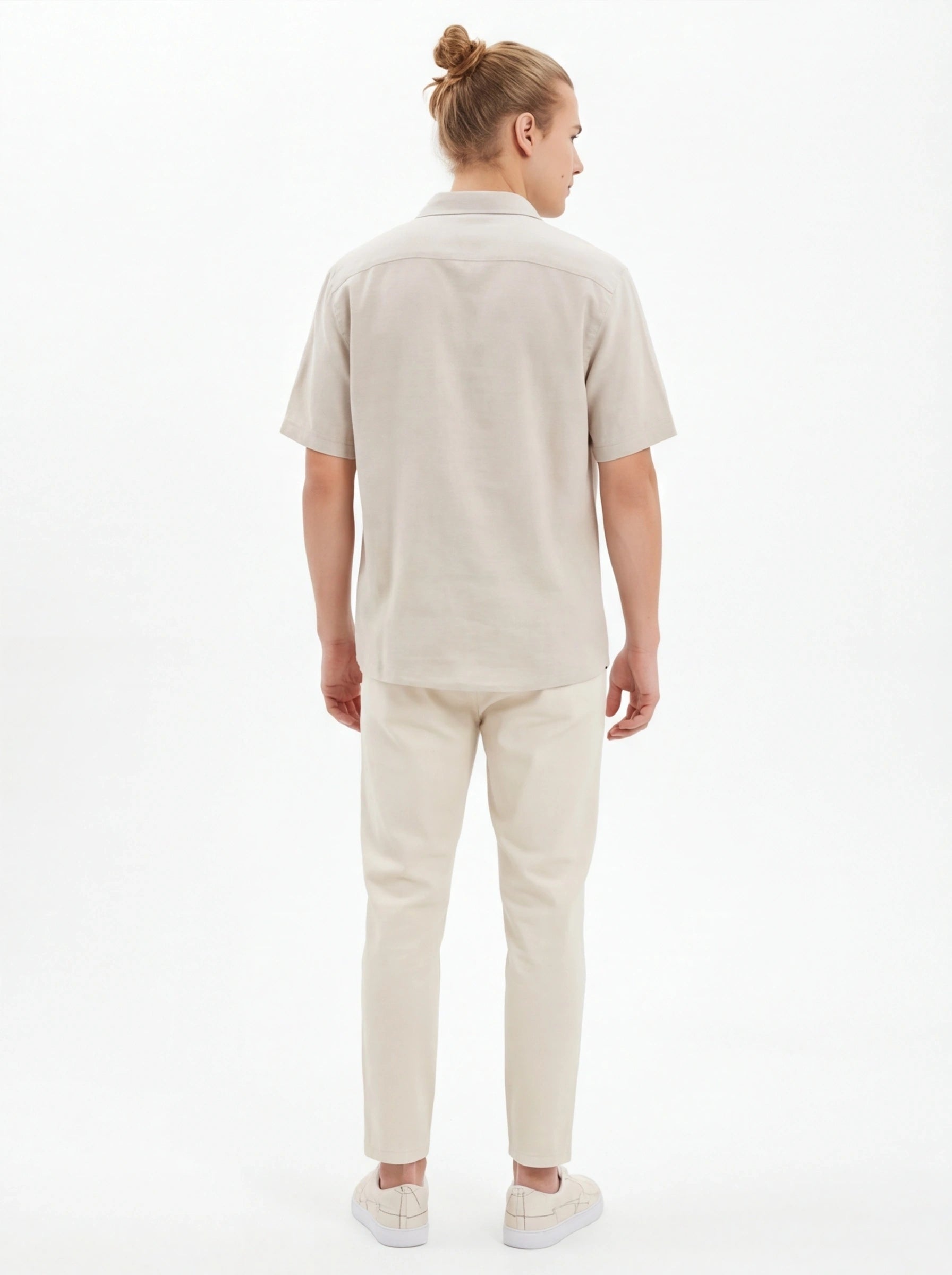 The Forge Blueprint Low-Top | Ivory Technical Canvas Sneaker