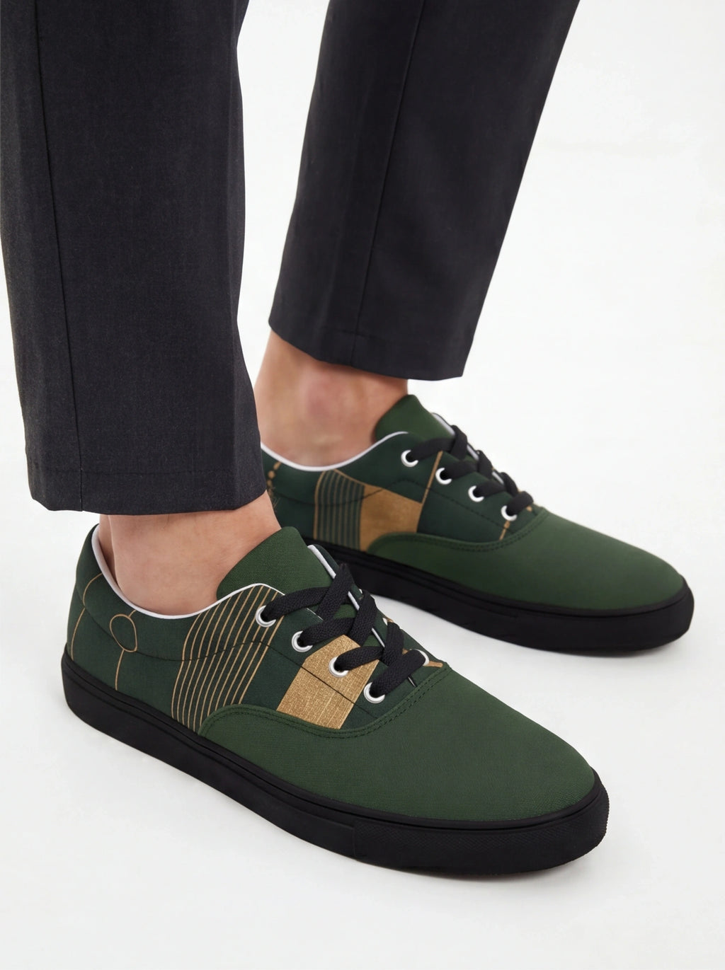 The Forge Vanguard Low-Top | Forest Technical Canvas Sneaker