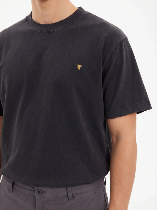 The Forge Industrial Frayed Tee | 430 GSM Extreme Heavyweight - Harlan Forge