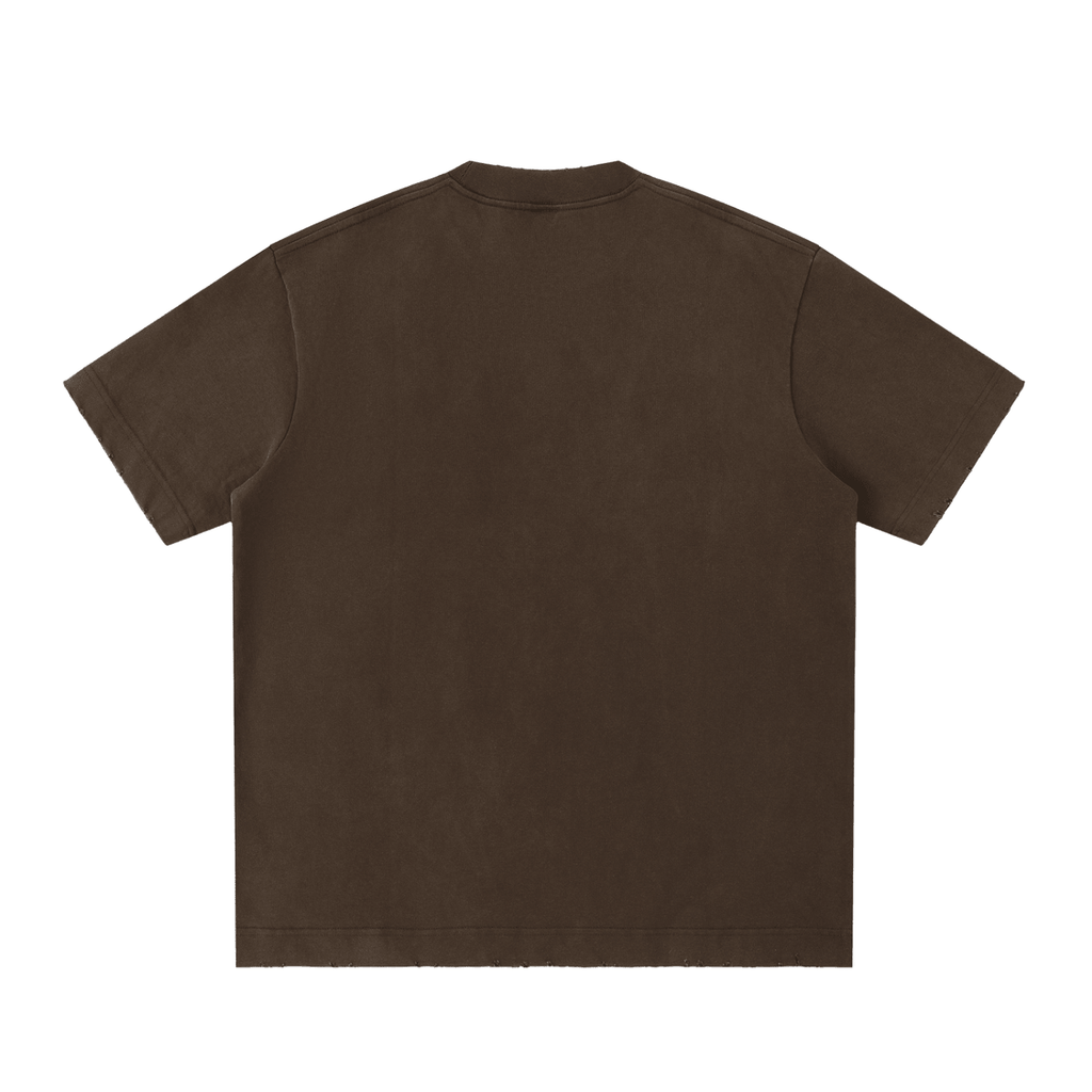 The Forge Industrial Frayed Tee | 430 GSM Extreme Heavyweight - Harlan Forge