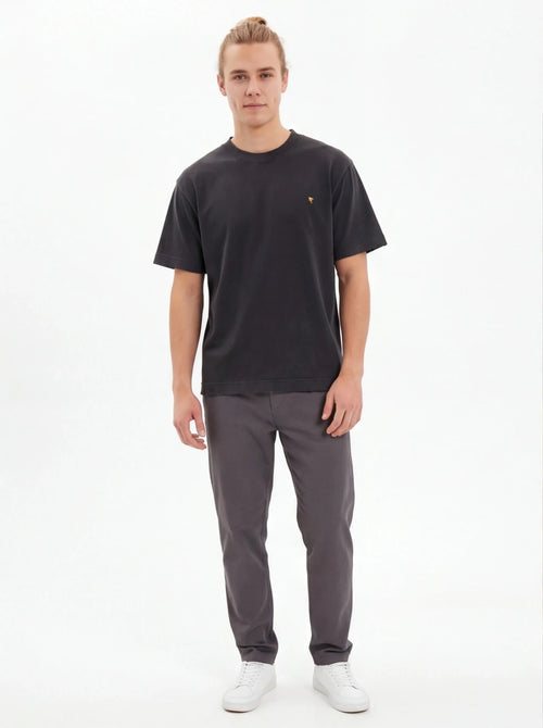 The Forge Industrial Frayed Tee | 430 GSM Extreme Heavyweight - Harlan Forge