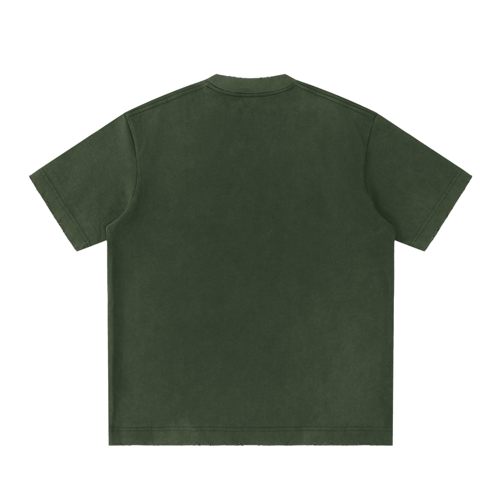 The Forge Industrial Frayed Tee | 430 GSM Extreme Heavyweight - Harlan Forge