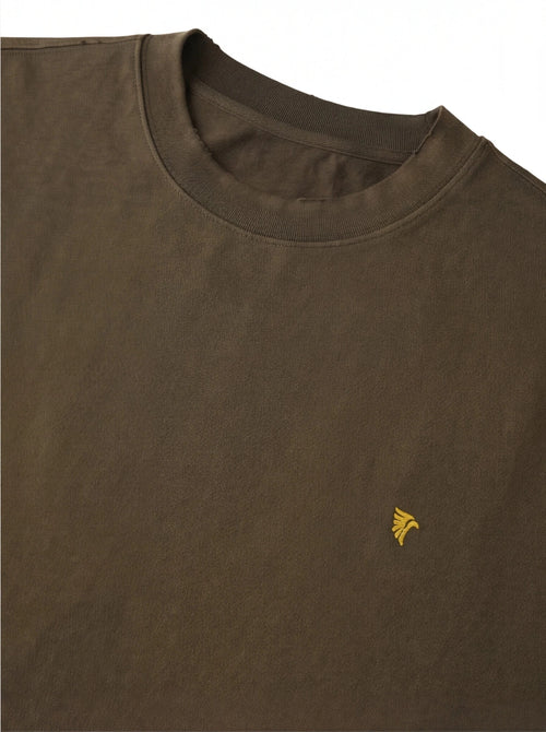 The Forge Sun - Fade Boxy Tee | 350 GSM Heavyweight Cotton - Harlan Forge