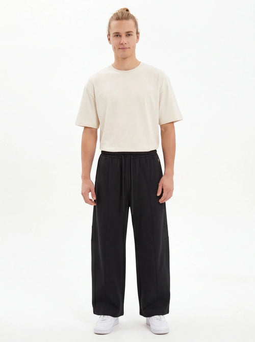 The Forge Wide Leg Panel Sweatpants | 390 GSM Structural Fleece - Harlan Forge